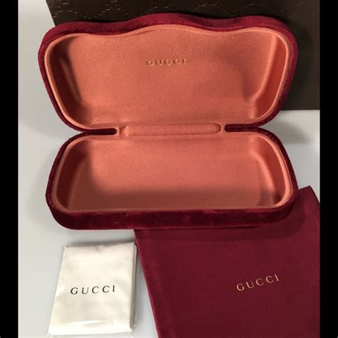 gucci large sunglass case|velvet Gucci glasses case.